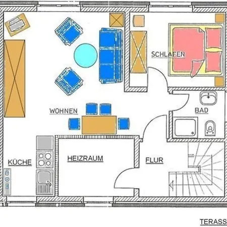 شقة Souterrain-wohnung Am Ufer Der Mueritz *